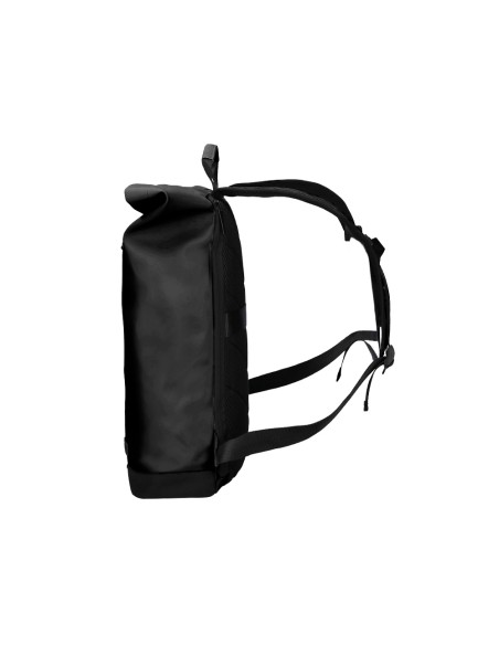 Cartera antartik mochila water proof enrollable diseño casual color negro 480x130x280 mm