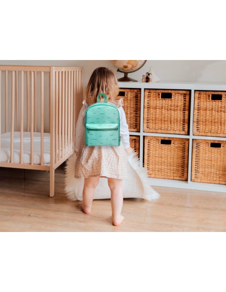 Cartera preescolar liderpapel mochila infantil diseño verde 250x115x210 mm
