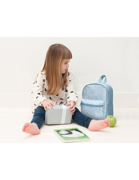 Cartera preescolar liderpapel mochila infantil diseño azul 250x115x210 mm