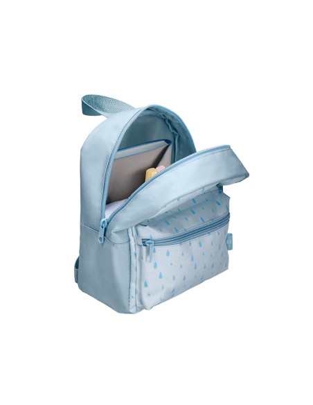 Cartera preescolar liderpapel mochila infantil diseño azul 250x115x210 mm