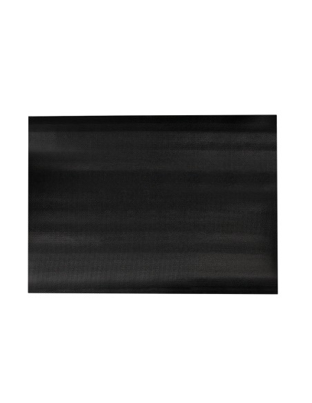 Alfombra para suelo q-connect premium para interiores antideslizante fibra polipropileno y fieltro gris 60x40 cm
