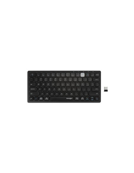 Teclado kensington compact inalambrico dual usb...