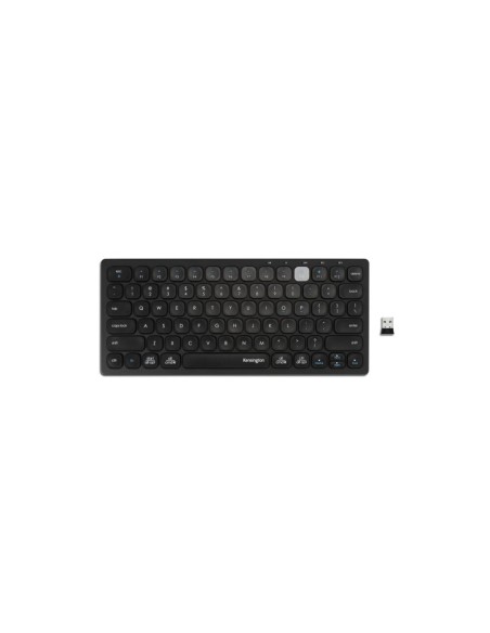 Teclado kensington compact inalambrico dual usb 3.0 color negro 288x125x21 mm