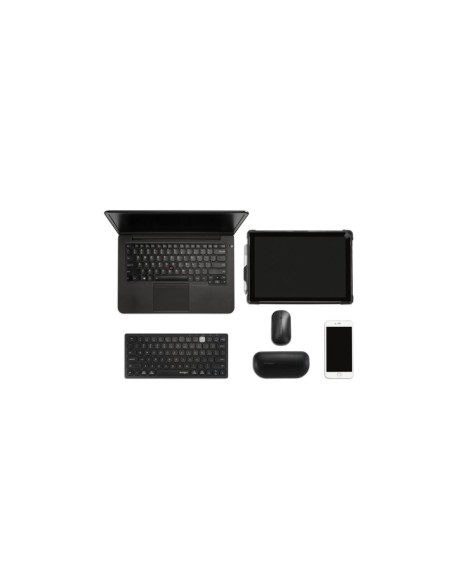 Teclado kensington compact inalambrico dual usb 3.0 color negro 288x125x21 mm