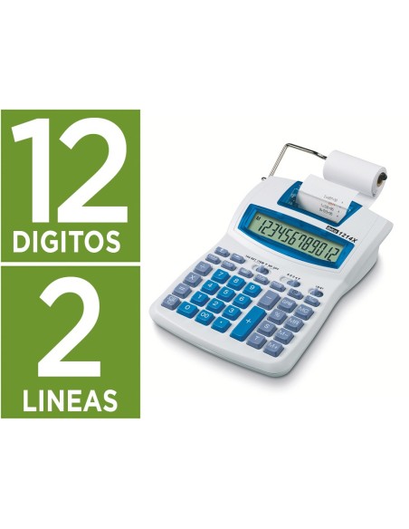 Calculadora ibico 1214x impresora pantalla lcd...