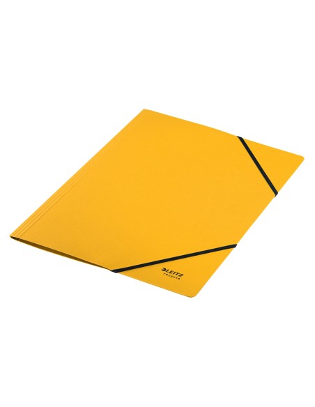 Carpeta leitz recycle gomas din a4 carton reciclable 100% amarillo