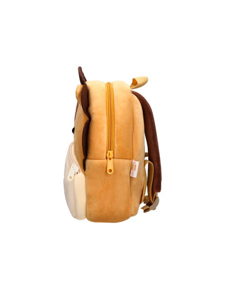 Cartera preescolar liderpapel mochila infantil peluche leon 260x100x240 mm