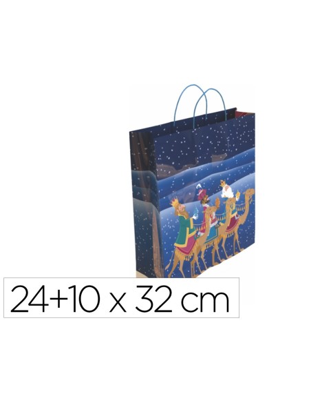 Bolsa para regalo basika nv2303 s 24+10x32 cm
