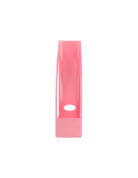 Revistero plastico q-connect color rosa pastel...