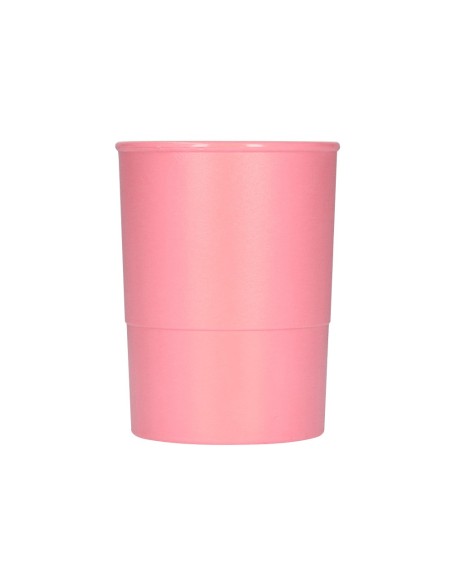 Cubilete portalapices q-connect rosa pastel...