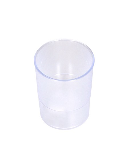 Cubilete portalapices q-connect transparente...