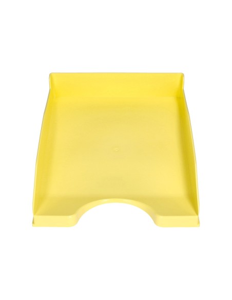 Bandeja sobremesa plastico q-connect amarillo...