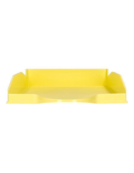 Bandeja sobremesa plastico q-connect amarillo...