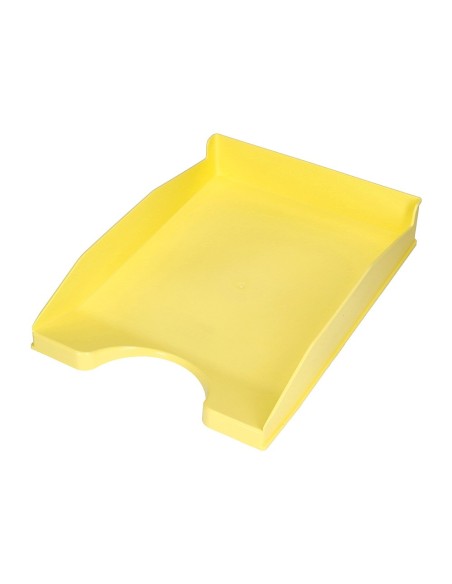 Bandeja sobremesa plastico q-connect amarillo...