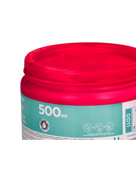 Pintura dedos liderpapel magenta tarrina de 500 cc