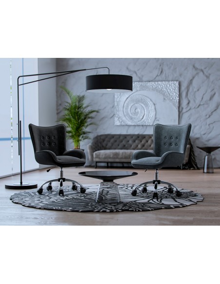 Silla q-connect escritorio mes sina base metalica alt max 960 anc 570 prof 620 ruedas premium color gris