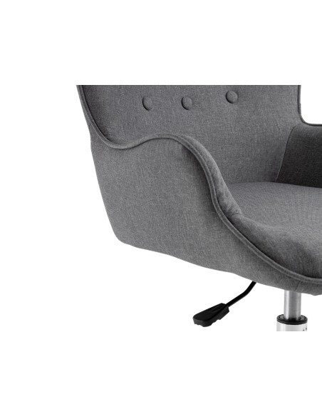 Silla q-connect escritorio mes sina base metalica alt max 960 anc 570 prof 620 ruedas premium color gris