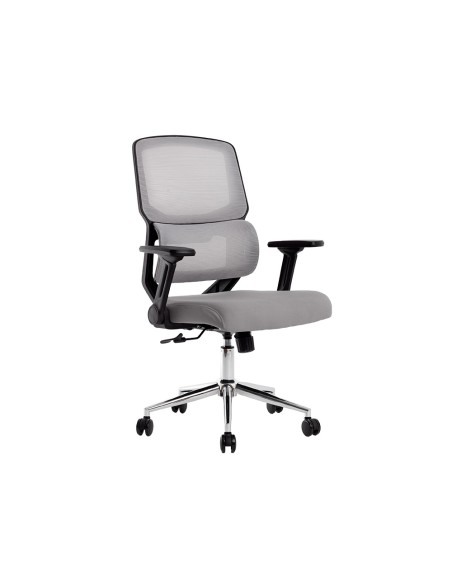 Silla q-connect oficina lucca malla base metalica alt max 1090 anc 700 prof 650 ruedas premium color negro gris