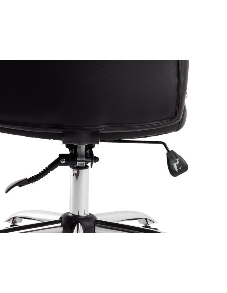 Silla q-connect direccion piav e simil piel base metalica alt max 1250 anc 610 prof 700 mm ruedas premium color negro