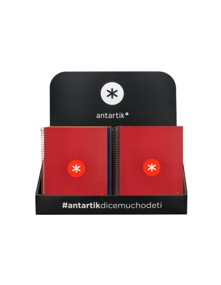 Cuaderno espiral a4 micro antartik tapa forrada...