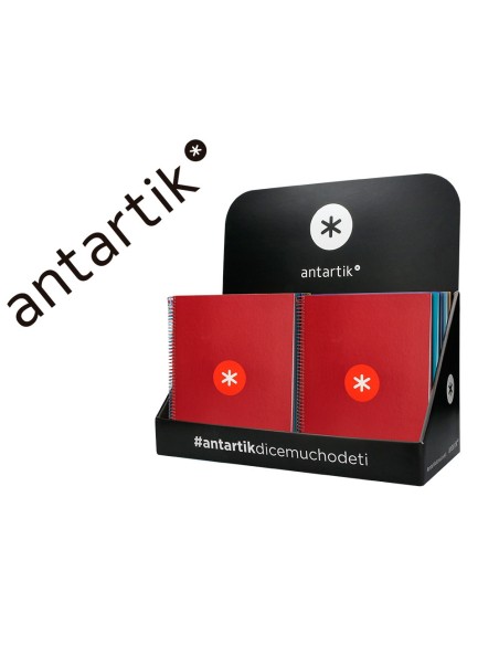 Cuaderno espiral a4 micro antartik tapa forrada...