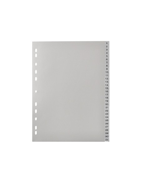Separador numerico q-connect plastico 1-31...