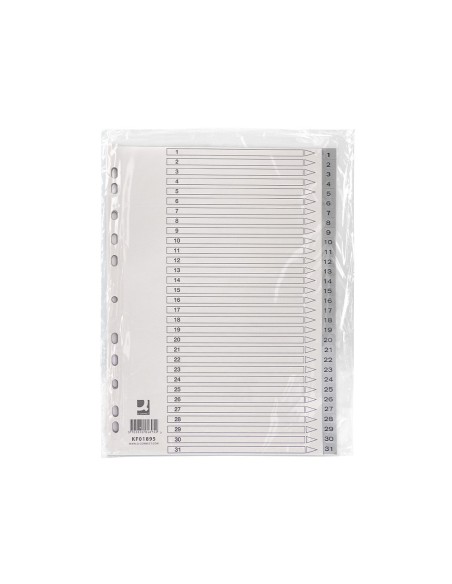 Separador numerico q-connect plastico 1-31...