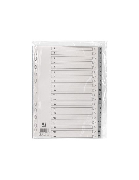 Separador numerico q-connect plastico 1-20...