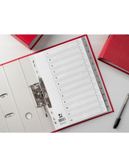 Separador numerico q-connect plastico 1-12...
