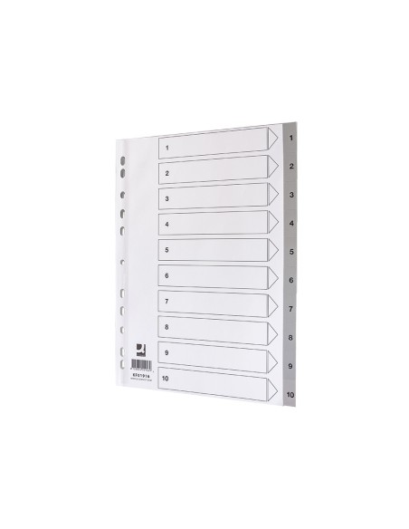 Separador numerico q-connect plastico 1-10...