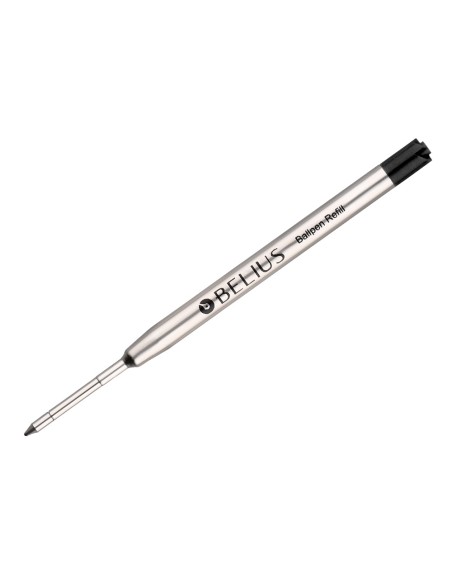 Recambio boligrafo belius negro 0,8 mm caja 3 unidades