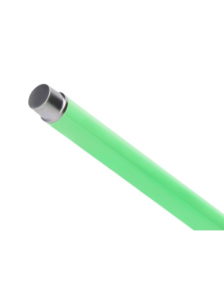 Juego boligrafo y roller belius endless summer aluminio color verde y plateado tinta azul caja de diseño