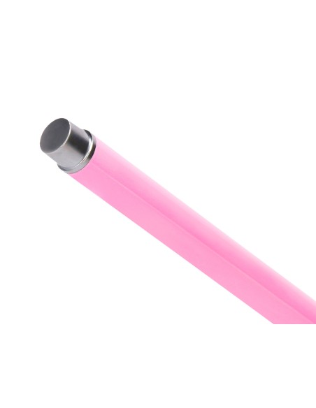 Juego boligrafo y roller belius endless summer aluminio color rosa y plateado tinta azul caja de diseño