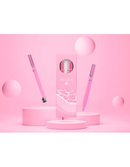 Juego boligrafo y roller belius endless summer...