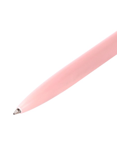 Boligrafo belius rocket b aluminio color minimalista rosa tinta azul caja cilindrica