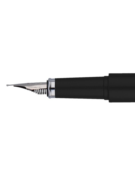 Pluma y funda de similpiel belius space b color minimalista negro tinta azul caja de diseño