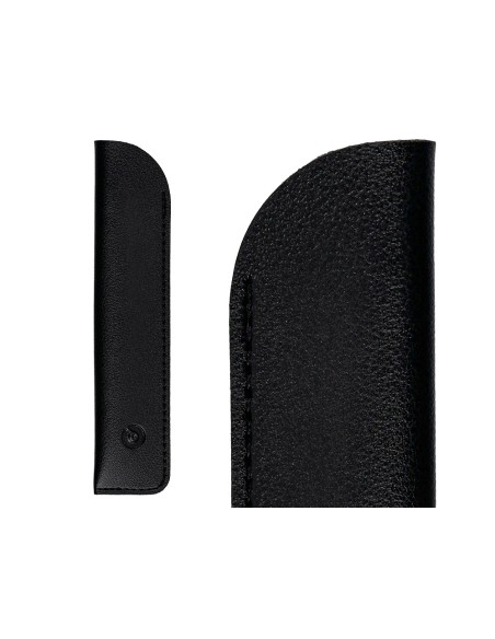 Roller y funda de similpiel belius space b color minimalista negro tinta azul caja de diseño