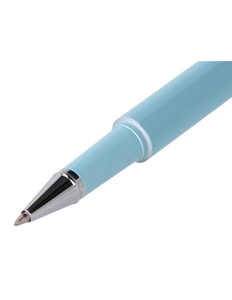 Roller y funda de similpiel belius space b color minimalista azul tinta azul caja de diseño