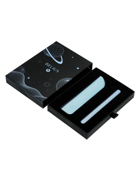 Roller y funda de similpiel belius space b color minimalista azul tinta azul caja de diseño