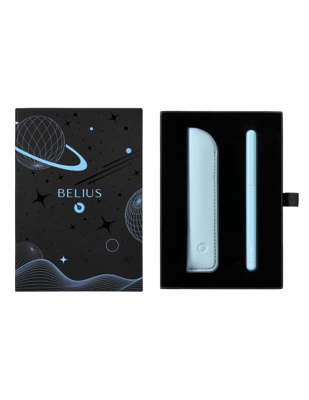 Roller y funda de similpiel belius space b color minimalista azul tinta azul caja de diseño