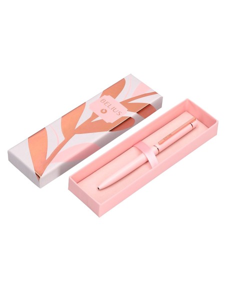Boligrafo belius rose aluminio color rosa/oro...
