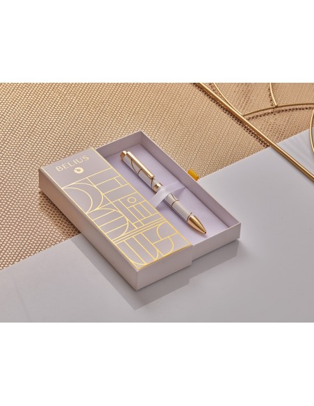 Boligrafo belius carte blanche color y blanco...
