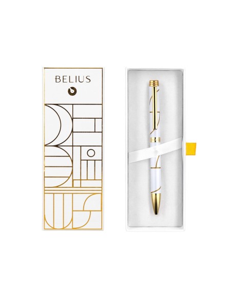 Boligrafo belius carte blanche color y blanco...