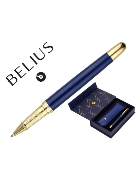 Boligrafo y estuche belius soiree color azul...