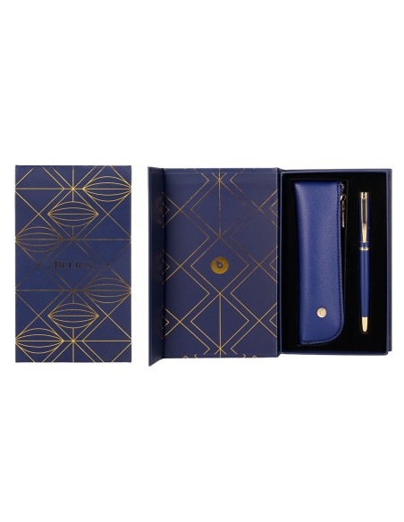 Pluma y estuche belius soiree color art deco...