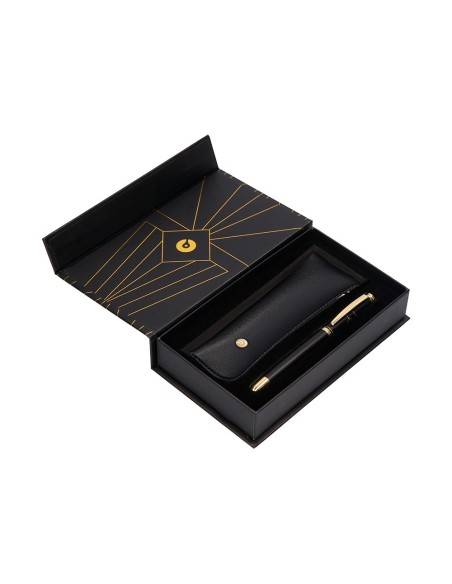 Pluma y estuche belius soiree color art deco...