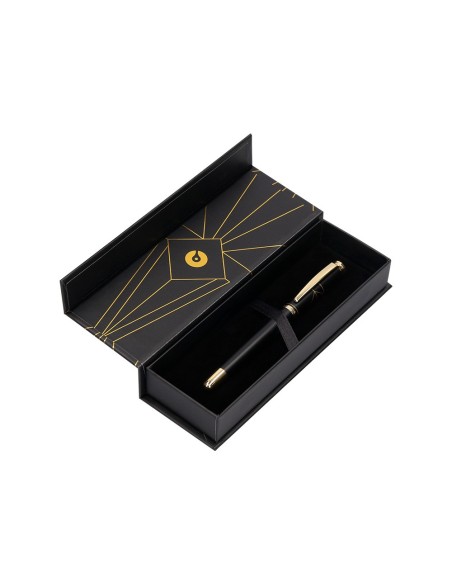 Pluma belius soiree aluminio color art deco...