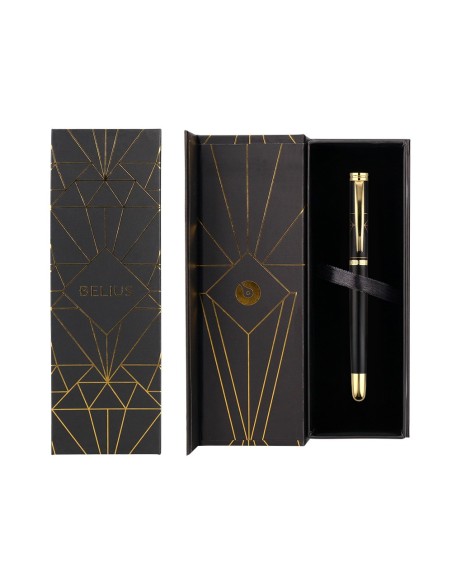 Pluma belius soiree aluminio color art deco...