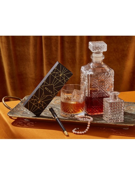 Pluma belius soiree aluminio color art deco...