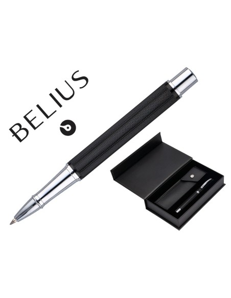 Roller y estuche belius turbo aluminio textura...